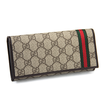 GUCCI グッチ 財布 コピー 212186 FCIJR 9791 プラス 長財布 ベージュ/ブラウン/グリーン/レッド/グリーン